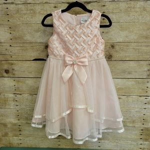 Rare Editions Basketweave Dress Party Dress